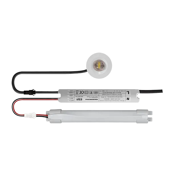 ESP EM5WNMCDLK Duceri Emergency Downlight Kit Corridor 5W IP20 Non-Maintained c/w White Bezels