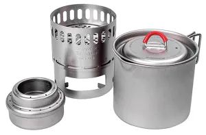 EVERNEW TITANIUM MUG POT 500 STOVE SET