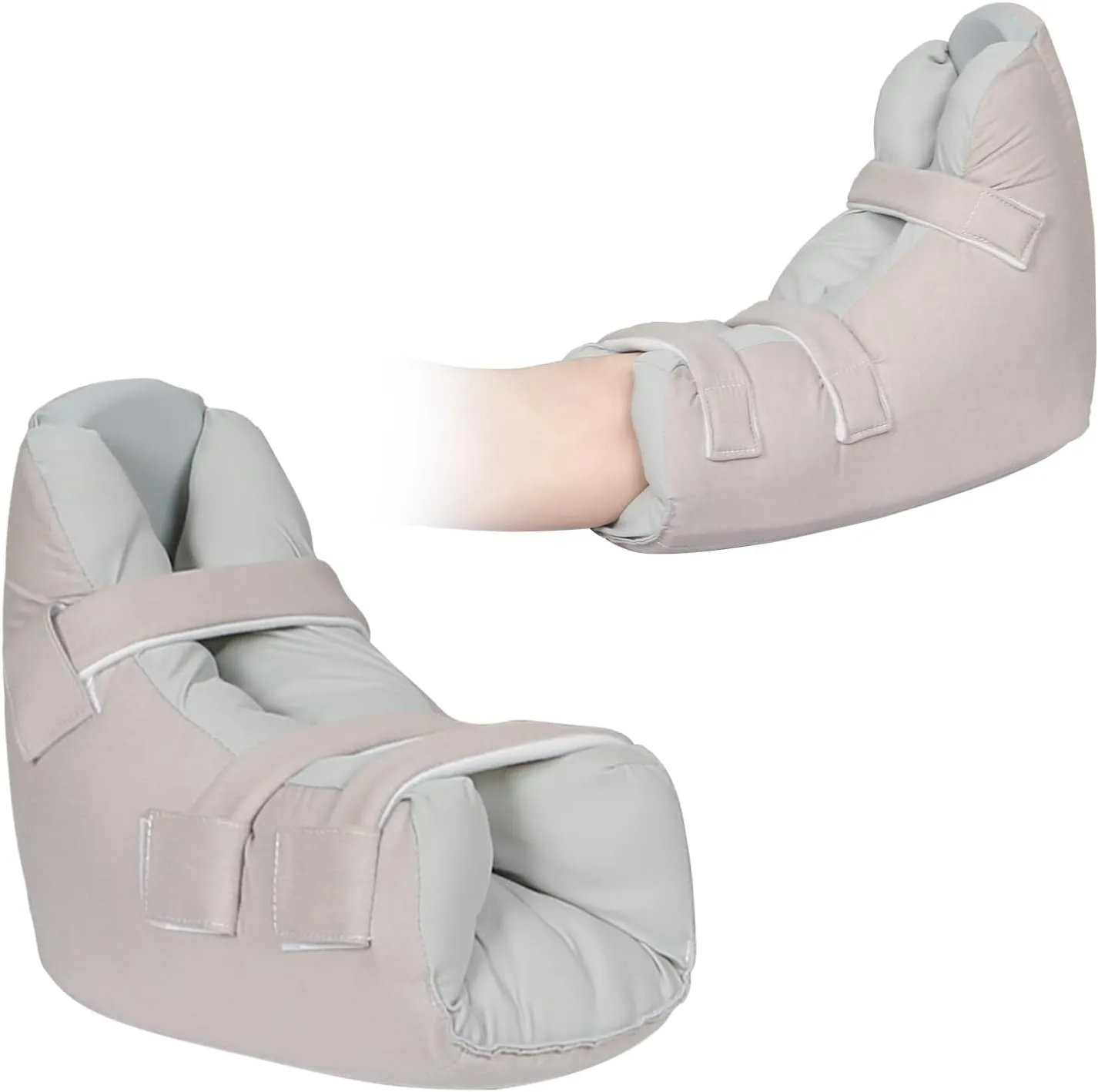 Extra Long Egg Shell Foam Heel Protector Cushions for Pressure Sores,Foot Pillow for Elderly/Bedridden Patients,Foot Elevation Relief Heel Pain from Ulcers/Bedsore（Pack of 1 pcs）