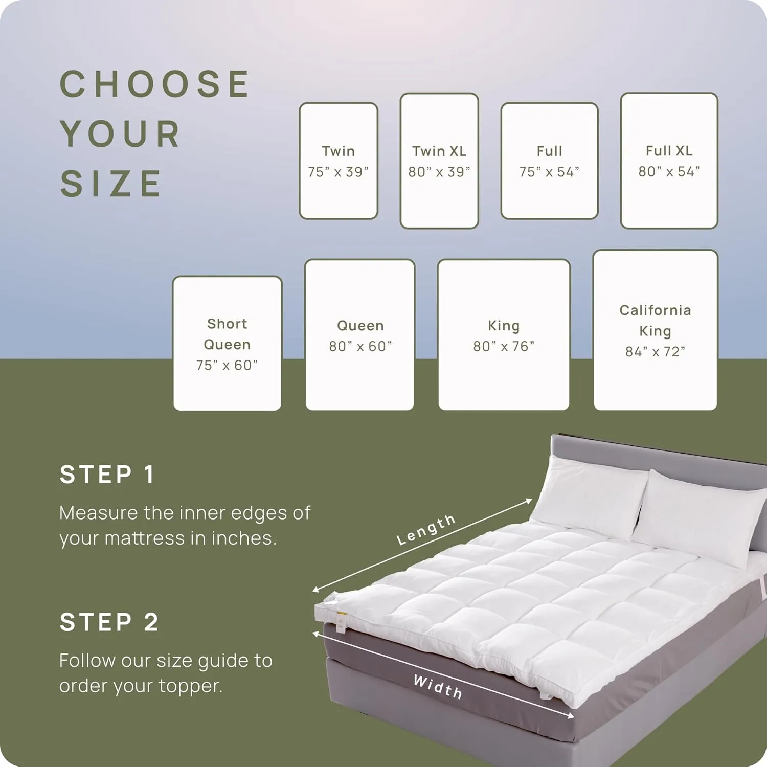 Extra Thick Fitted Mattress Topper - Queen Size | Soft & Cooling Pillow Top Mattress Pad & Protector | Bed Topper for Back Pain, Straps Stretch 6" to 22" Deep