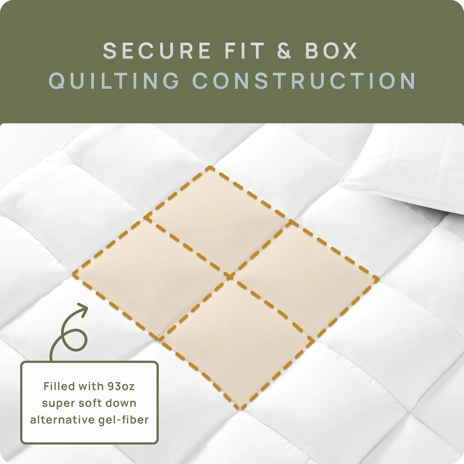 Extra Thick Fitted Mattress Topper - Queen Size | Soft & Cooling Pillow Top Mattress Pad & Protector | Bed Topper for Back Pain, Straps Stretch 6" to 22" Deep
