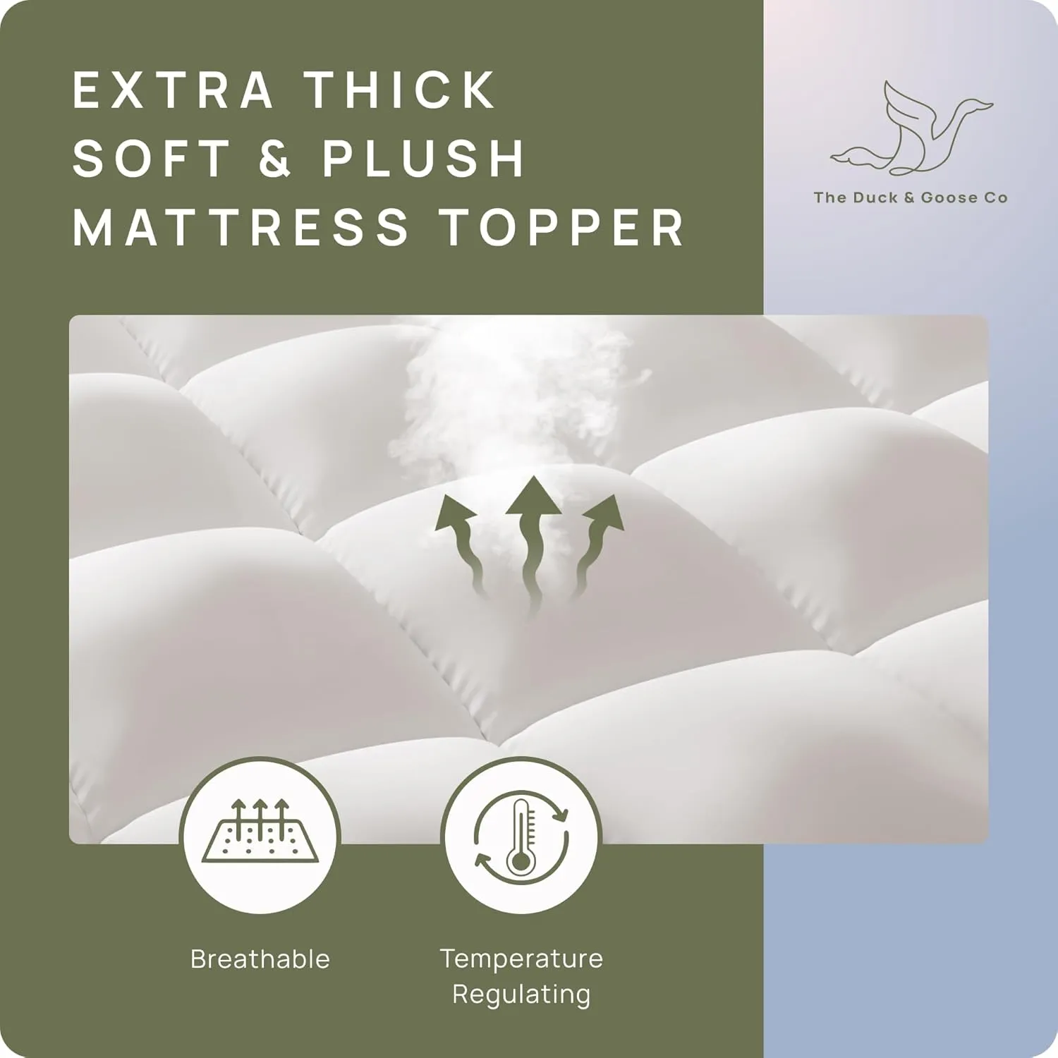 Extra Thick Mattress Topper King for Back Pain & Cloud-Like Sleep, Soft & Plush Mattress Pillow Top Bed Topper for Firm Mattress, Cooling Overfilled 1400GSM Mattress Pad, Fit to 6”-22” Mattress