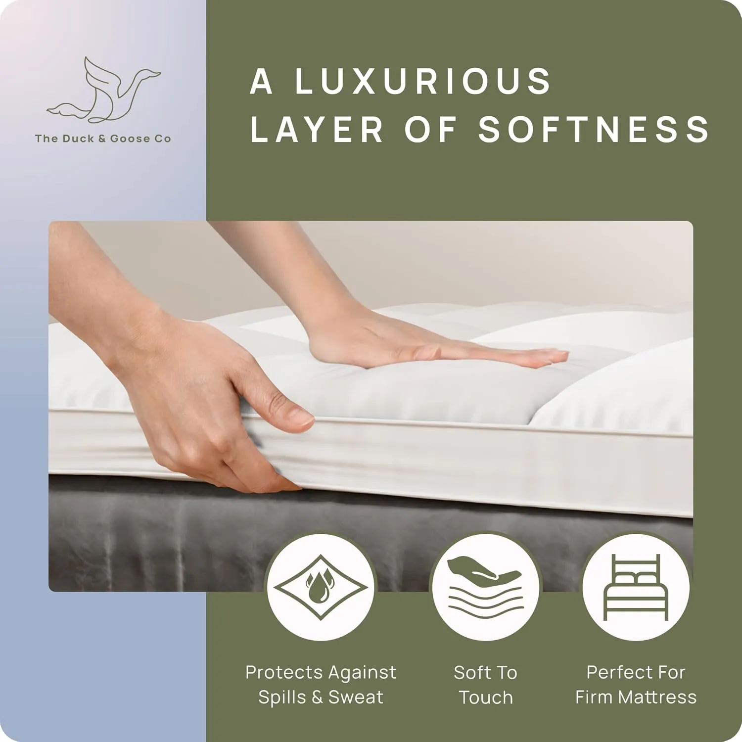 Extra Thick Mattress Topper King for Back Pain & Cloud-Like Sleep, Soft & Plush Mattress Pillow Top Bed Topper for Firm Mattress, Cooling Overfilled 1400GSM Mattress Pad, Fit to 6”-22” Mattress