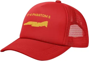 F-4 Phantom Ii Bucket Hat Mesh Back Cover Men Women Adjustable Baseball Trucker Hat