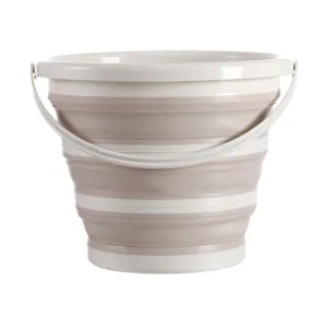 FaSoLa Collapsible Water Bucket - Milk Coffee Color