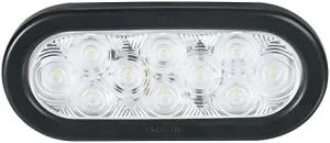 Federal Signal 607125-05SB SignalTech White 6" Oval LED Light Kit (LED Back-Up Light)
