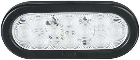 Federal Signal 607125-05SB SignalTech White 6" Oval LED Light Kit (LED Back-Up Light)