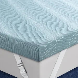 Firm Mattress Topper Queen Size, 3 Inch Extra Firm Memory Foam Bed Toppers for Back Pain Relief, Cooling Mattress Pad for Back Sleepers & Spinal Alignment, CertiPUR-US Certified