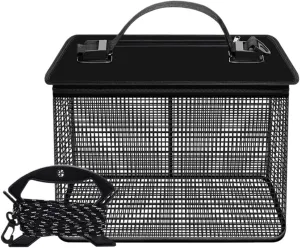 Fish Basket Live Fish Bucket Box Portable Quick Drying Outdoor Fishing Gear Collapsible Fishing Net Cage