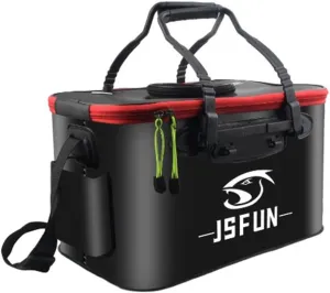 Fishing Bucket, Collapsible Fishing Bucket Multifunctional Fish Container Portable Fishing Bucket for Outdoor Fishing(50cm)