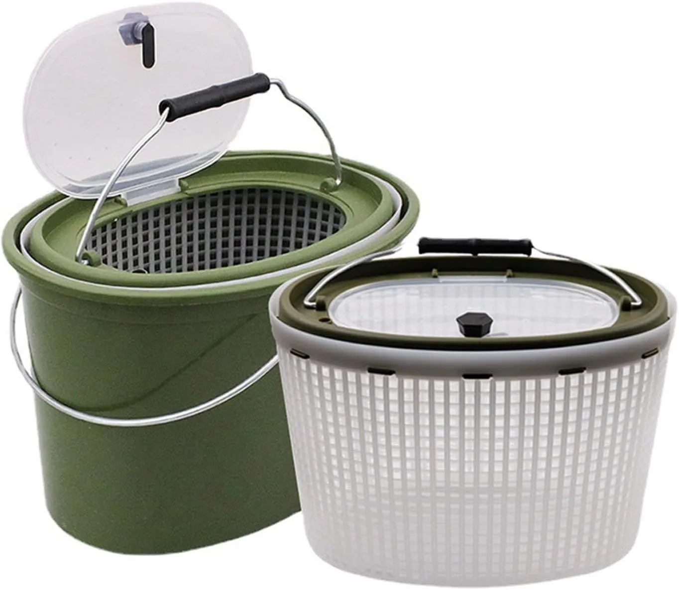 Fishing Bucket for Live with Baits Storage for Anglers, Small