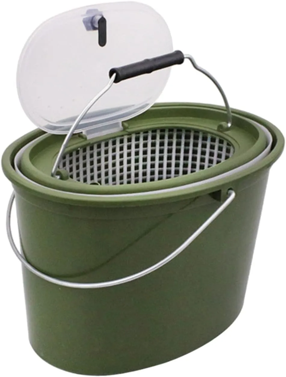 Fishing Bucket for Live with Baits Storage for Anglers, Small