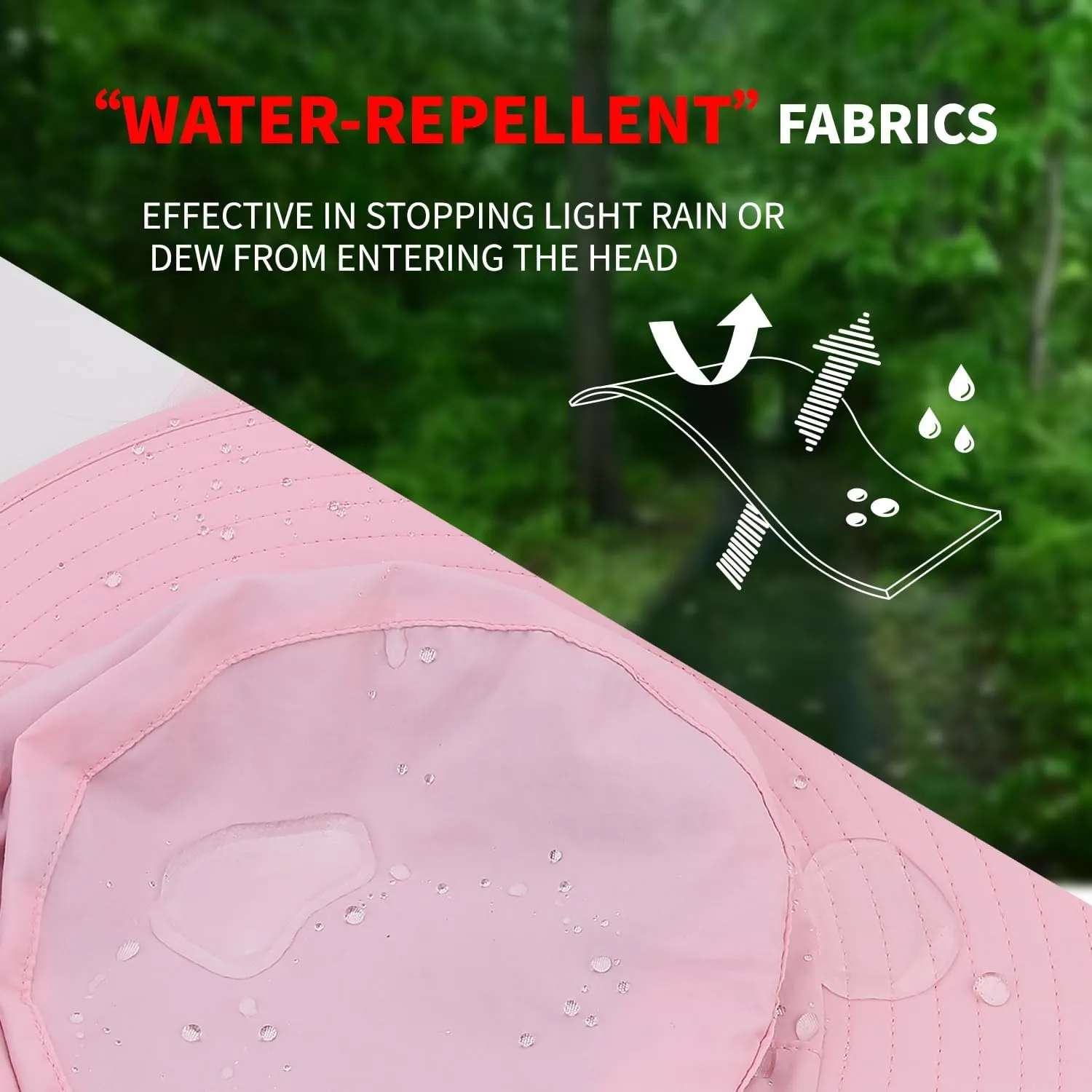 Fishing Hat Sun Protection Hat Mosquito Head Net for Outdoors Bucket Hat with Hidden Net Mesh