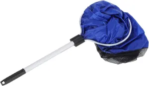 Fishing Net, Aquarium Waterproof Soft Fishing Net with Long Handle, Long Knotless Netting Koi Tansfer Mesh Basket for Medium Large Fish Spawning, Breeding, Care and Transfer(C)