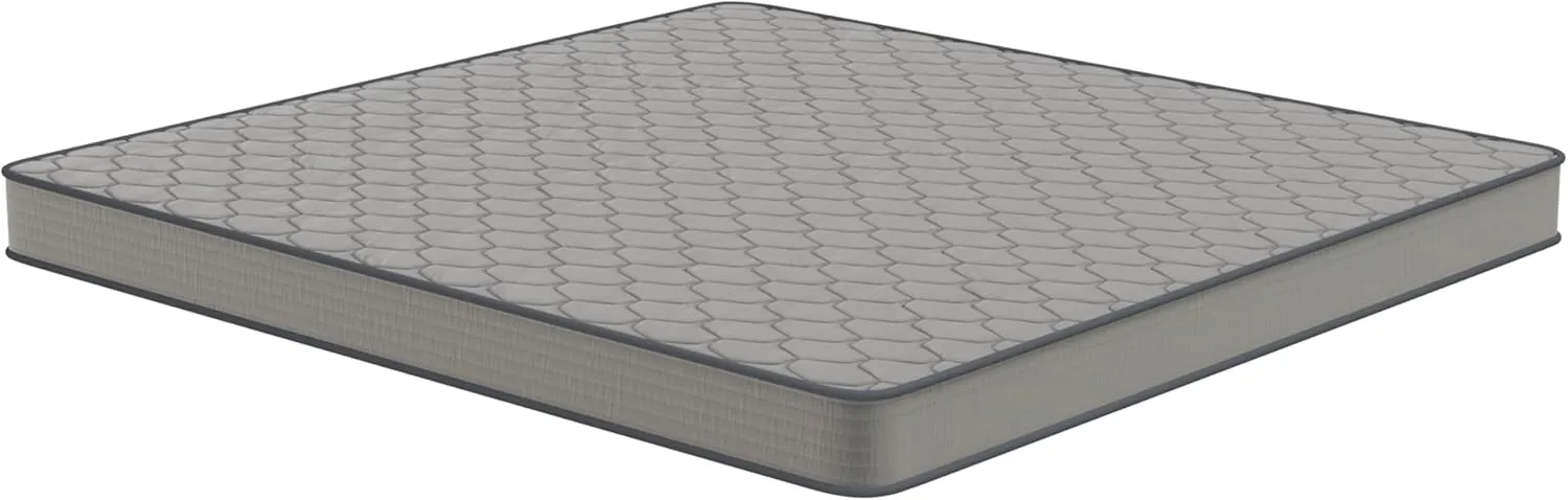 Flash Furniture Capri Comfortable Sleep 6 Inch CertiPUR-US Certified Spring Mattress, King Mattress in a Box, Grey