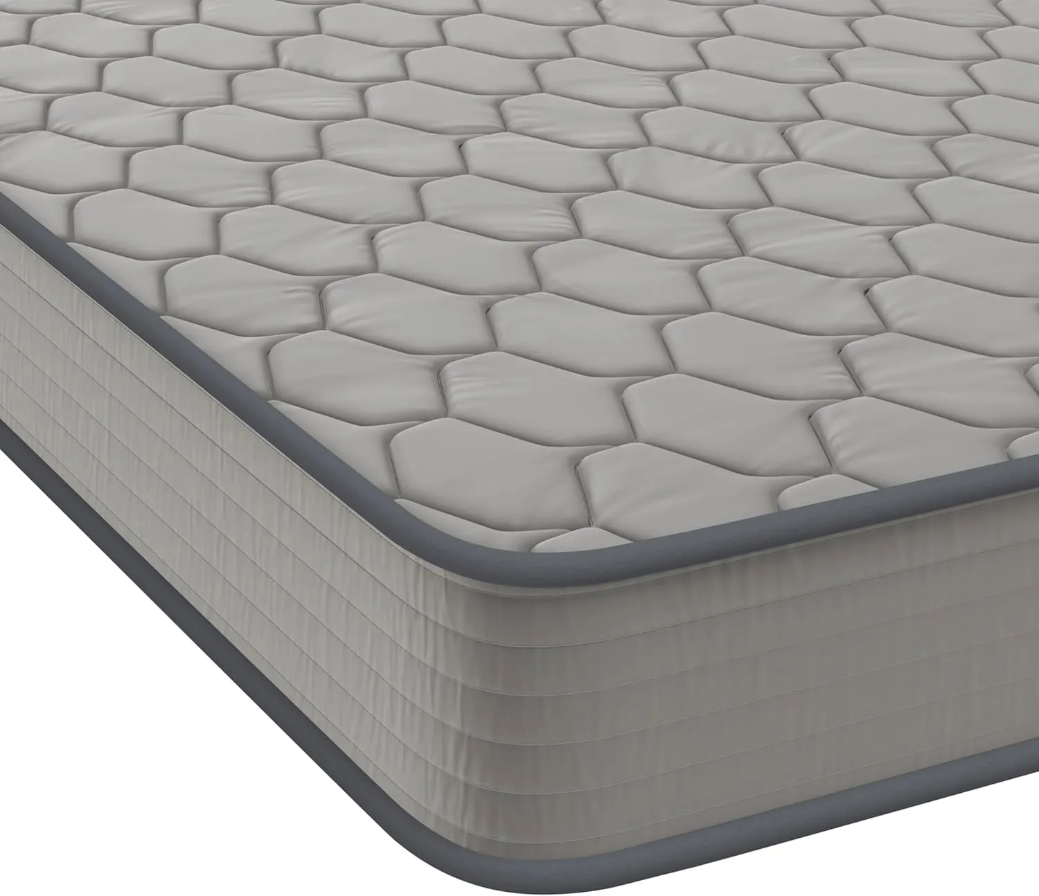 Flash Furniture Capri Comfortable Sleep 6 Inch CertiPUR-US Certified Spring Mattress, King Mattress in a Box, Grey