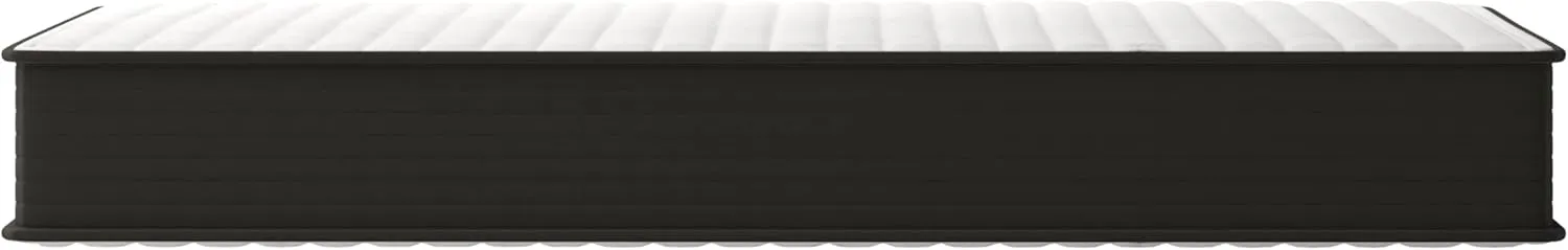 Flash Furniture Dream 10 Inch Hybrid Mattress in a Box, High Density Foam and Pocket Spring Mattress, CertiPur-US Certified Foam, King, White/Black