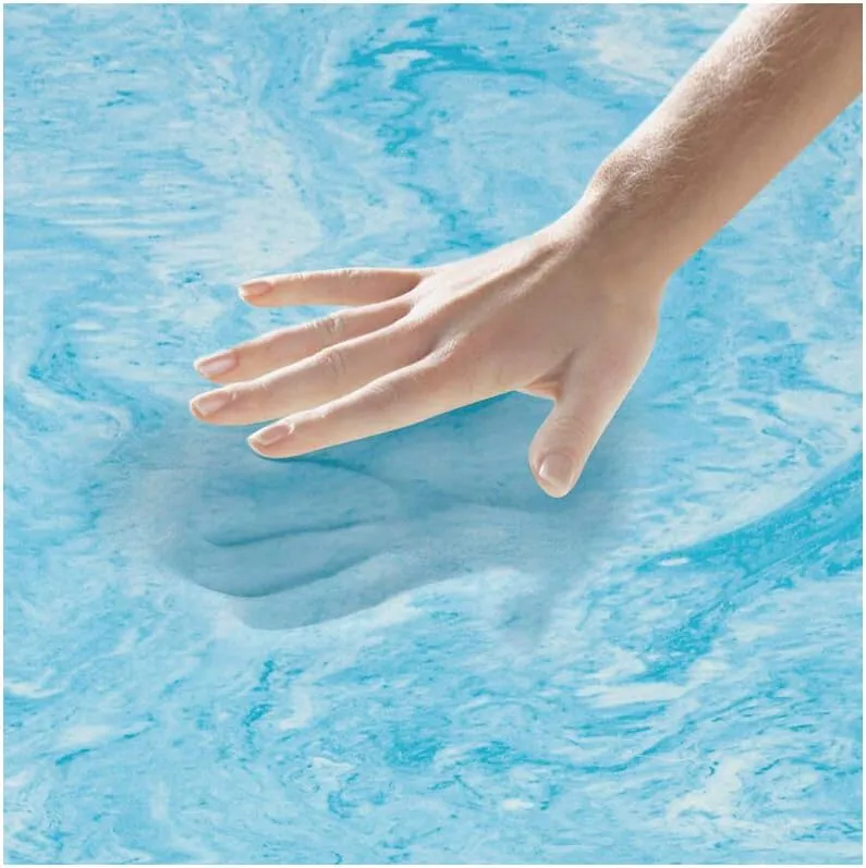 FoamRush 6"x 24" x 24" Gel Cooling Memory Square Foam, Seat Cushion Replacement, Upholstery Foam, Seat Replacement, Upholstery Sheet, Wheelchair Seat Cushion Replacement, Made in USA