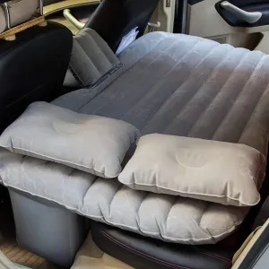 Foldable Travel Inflatable Car Bed Mattress with Two Pillows and Pump