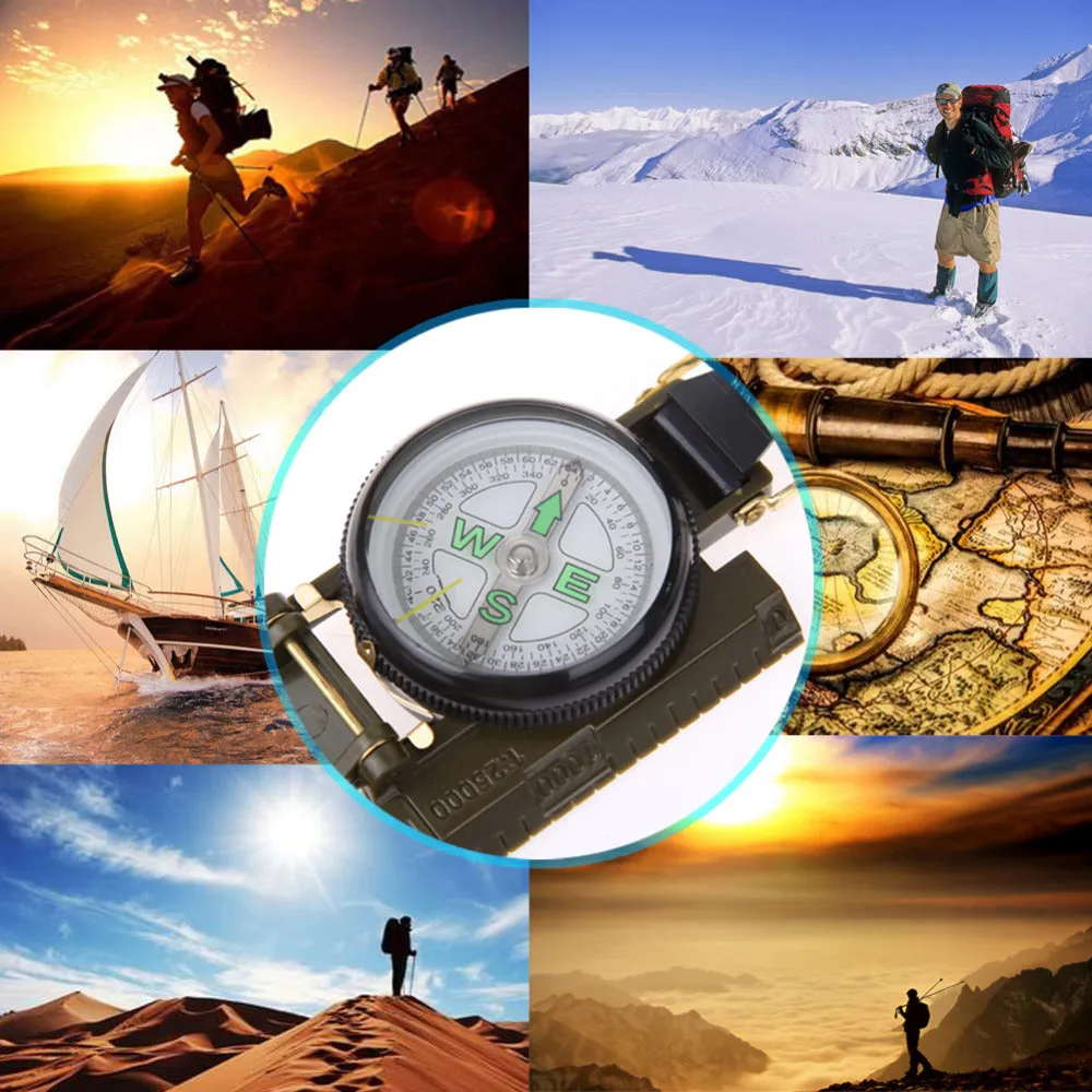 Folding Lens Compass Military