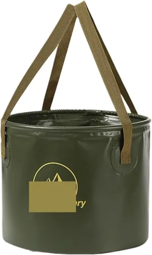 Folding Portable Bucket 10/20L Foldable Bucket Large Capacity Folding Bucket Collapsible Bath Bucket Portable Home Travel Outdoors (Color : GR-L), HUIM SHSE3 STORE-1