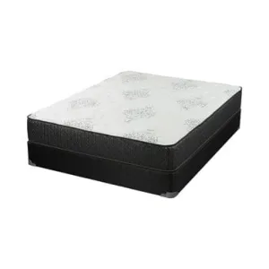 Freya 11.5″ Full Mattress White And Black - 350372F