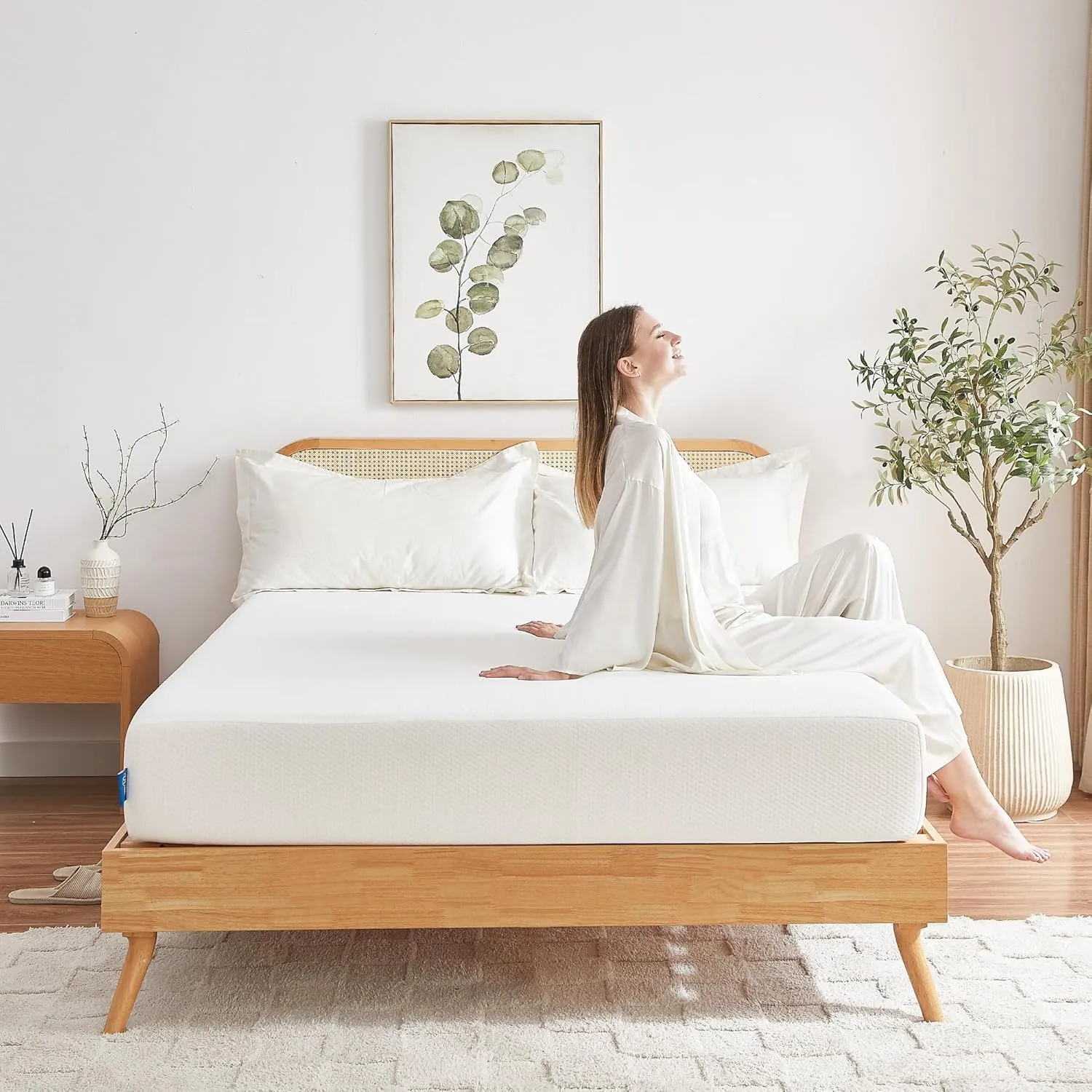 Full Mattress, 10 Inch Gel Memory Foam Mattress in a Box, Fiberglass Free Full Size Mattresses for Pressure & Pain Relief, Soft and Comfortable