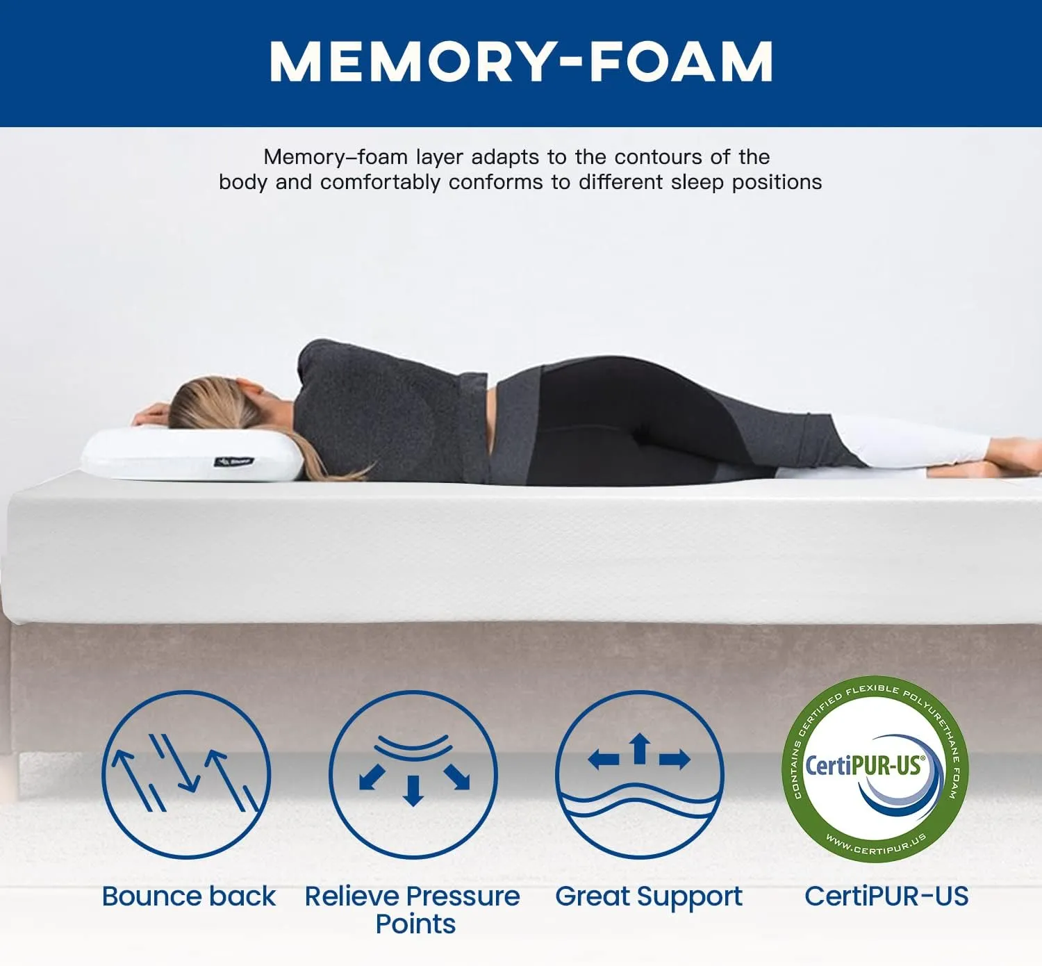 Full Mattress 12 inch Gel Memory Foam Mattress Medium Firm Mattresses for Cool Sleep Relieving Pressure Relief CertiPUR-US Certified Mattress in a Box