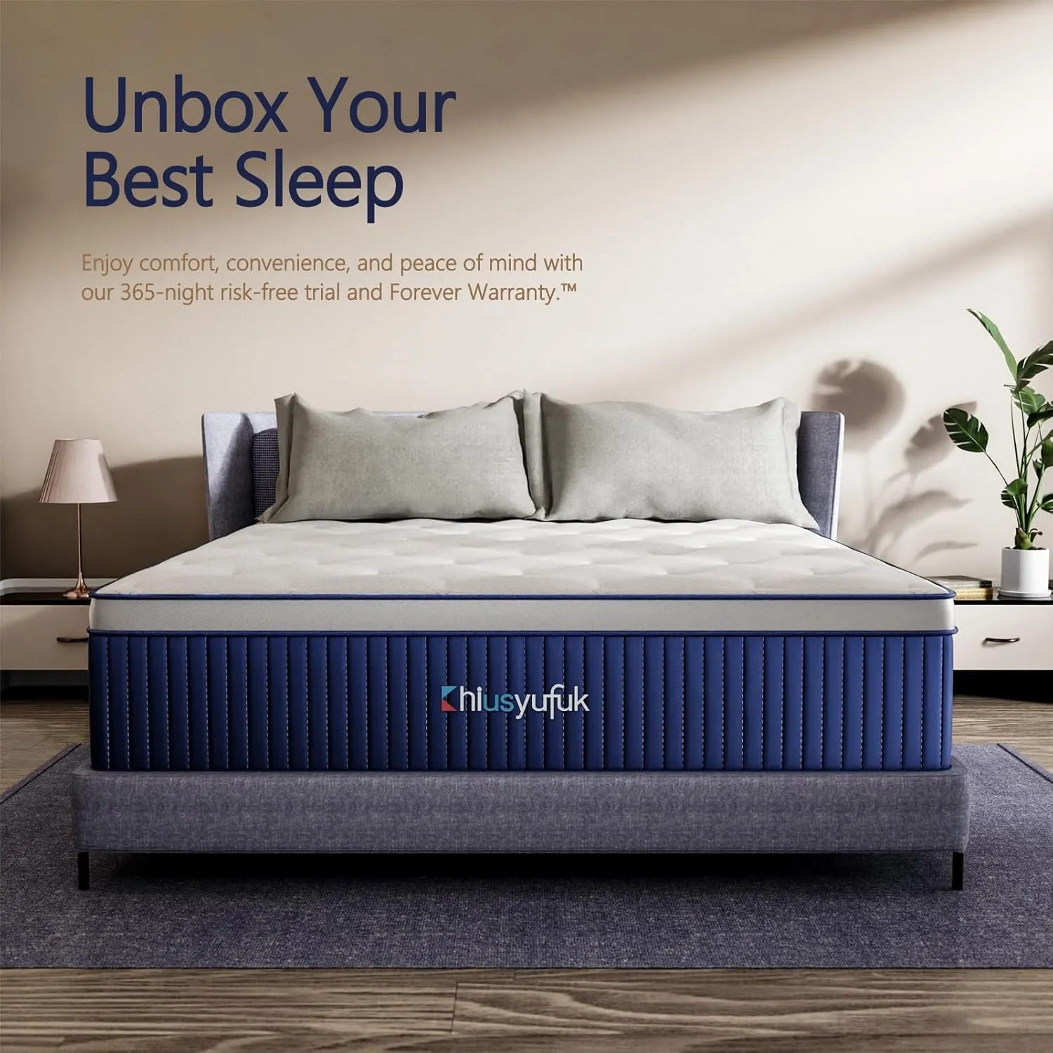 Full Mattress,12 Inch Full Size Mattresses in a Box,Single Bed Matress with Memory Foam and Pocket Spring,Ergonomic Design & Pressure Relief,Medium Firm Mattress,54"*75"*12"