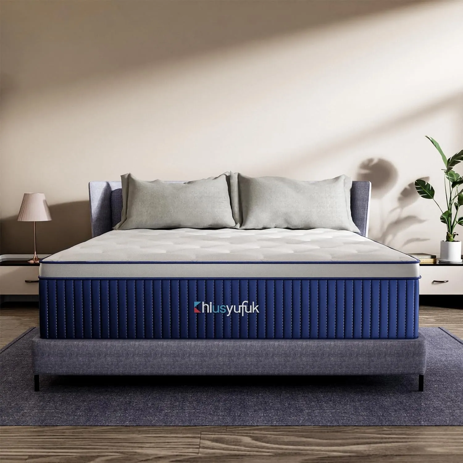 Full Mattress,12 Inch Full Size Mattresses in a Box,Single Bed Matress with Memory Foam and Pocket Spring,Ergonomic Design & Pressure Relief,Medium Firm Mattress,54"*75"*12"