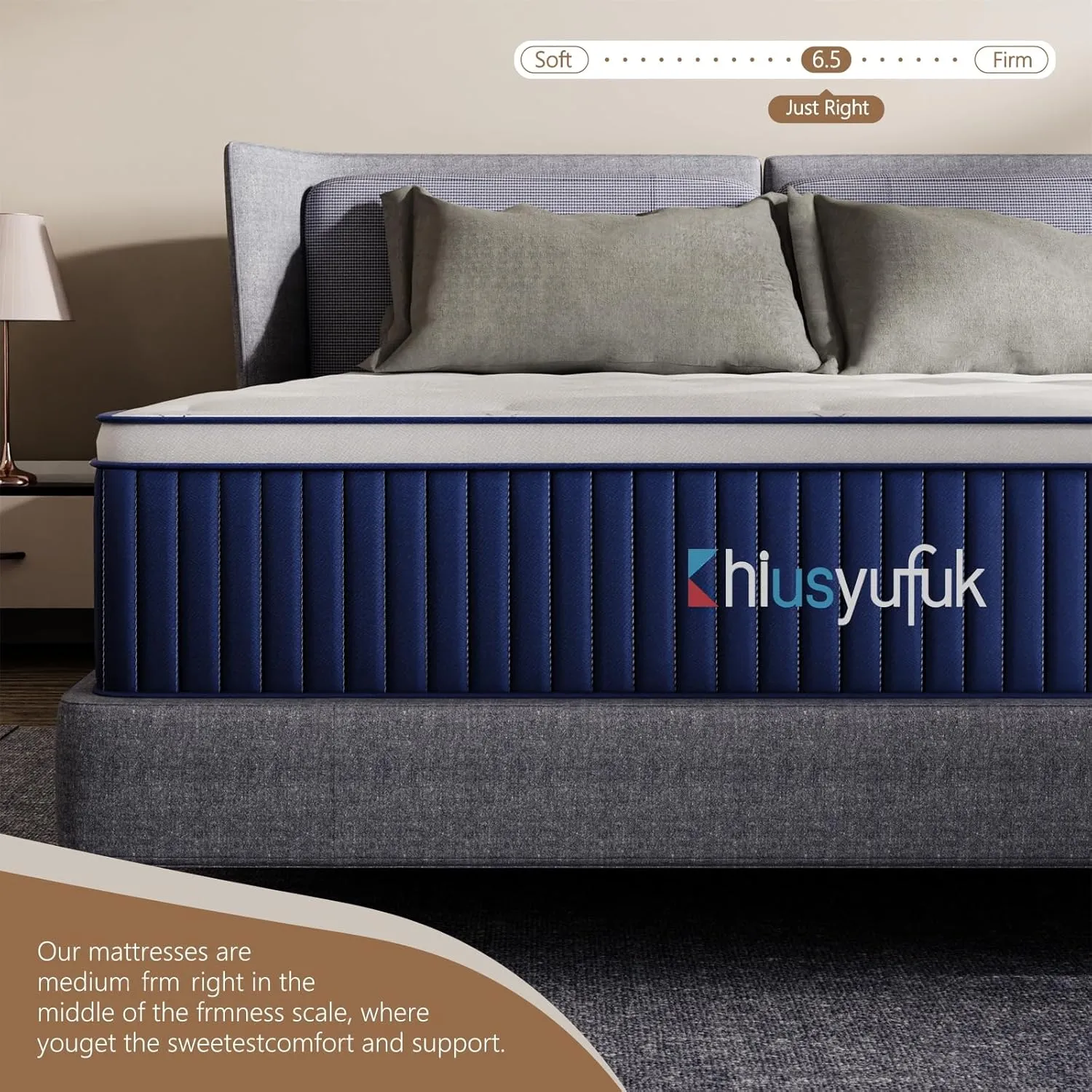 Full Mattress,12 Inch Full Size Mattresses in a Box,Single Bed Matress with Memory Foam and Pocket Spring,Ergonomic Design & Pressure Relief,Medium Firm Mattress,54"*75"*12"