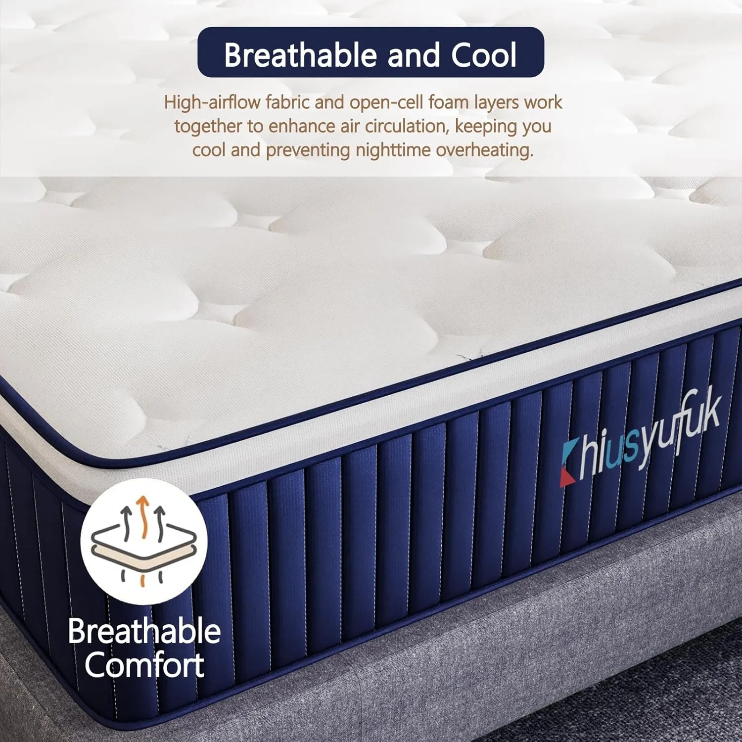 Full Mattress,12 Inch Full Size Mattresses in a Box,Single Bed Matress with Memory Foam and Pocket Spring,Ergonomic Design & Pressure Relief,Medium Firm Mattress,54"*75"*12"