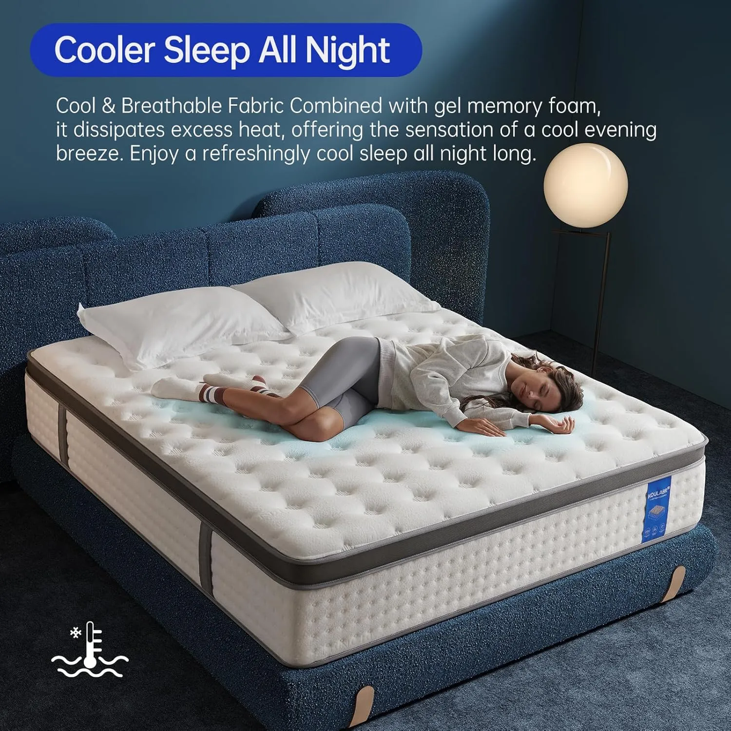 Full Size Mattress, 12 Inch Hybrid Full Mattress in a Box, Double Mattress with Memory Foam and Pocket Spring for Back & Lumbar Support,Soft,Pressure Relief,Zoned Support, Medium Firm