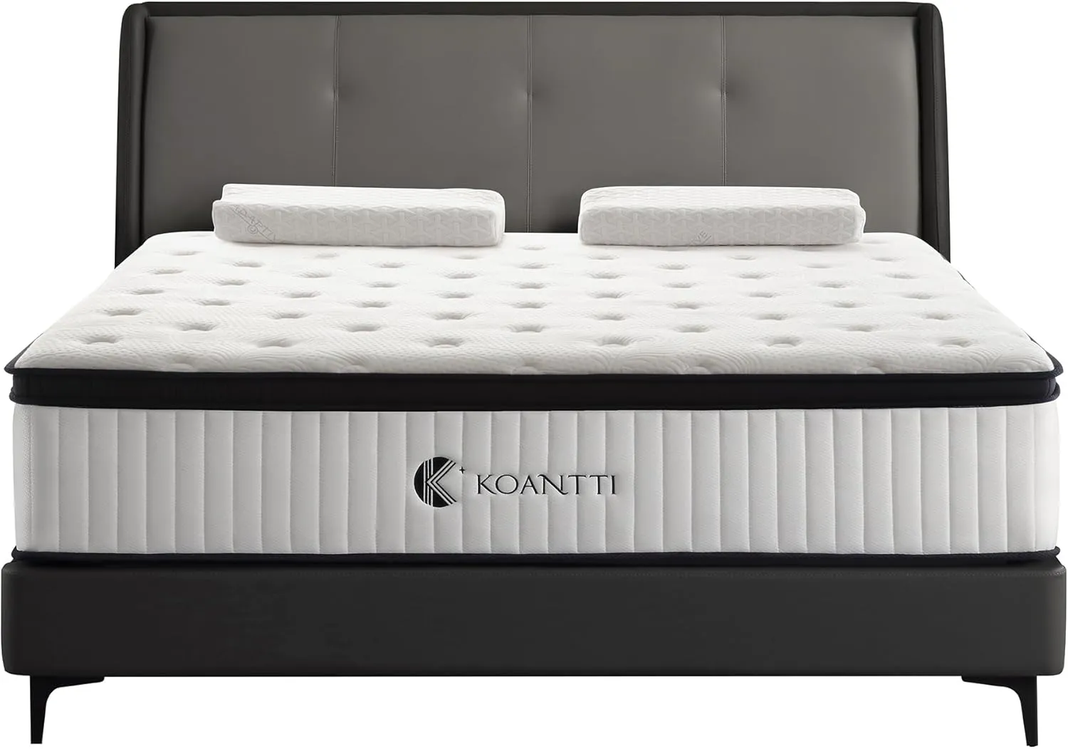 Full Size Mattresses,10 Inch Hybrid Full Mattress in a Box with Memory Foam & Individual Pocket Spring for Edge Support,Pressure Relief,Medium Firm White Full Mattress,CertiPUR-US.