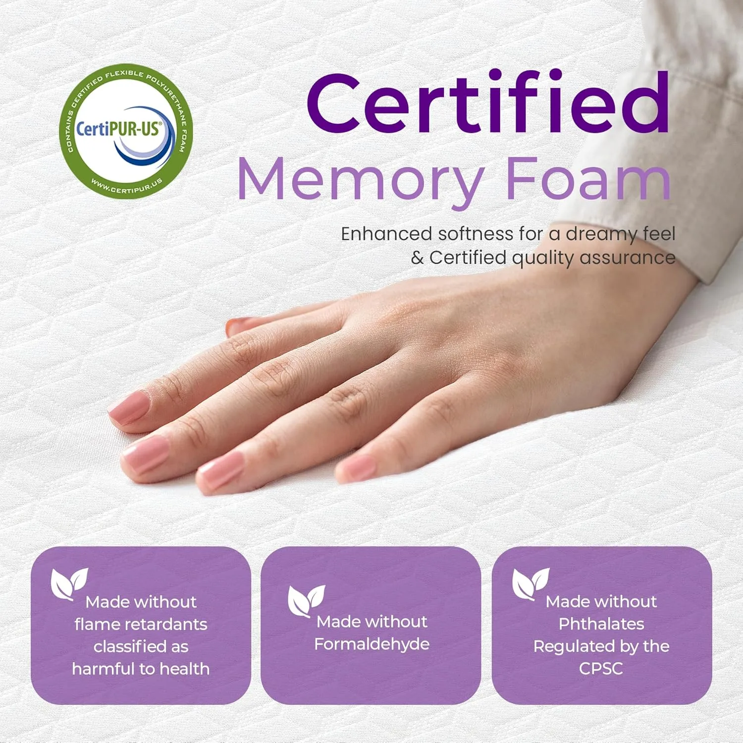 GAESTE 10 Inch Full Cooling Gel Memory Foam Medium Firm Mattress Breathable Pressure Relief CertiPUR-US Certified Foam, Mattress-in-a-Box for Kids and Adults No Fiberglass (Full, 10 in)