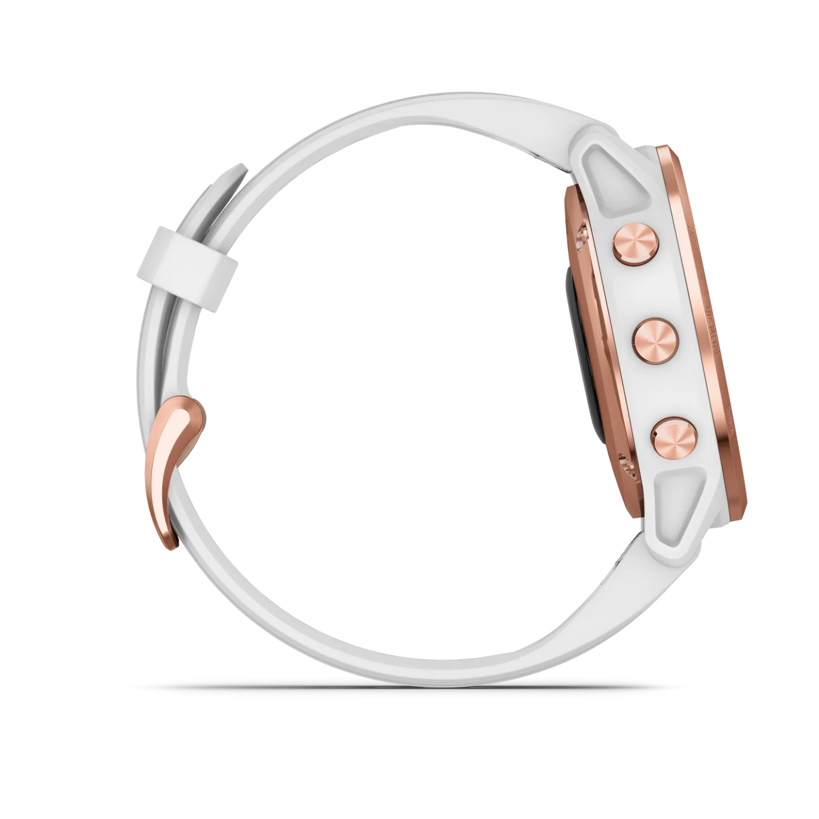 Garmin Fenix 6S Rose Gold-tone with White Band GPS Watch with Wearable4U Power