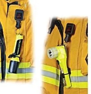 Gear Keeper Firefighter Rescue Right-Angle Flashlight Retractor Lanyard Emergency Equipment Gear Authorized Dealer Full Warranty GSA Certified, RT3 4322