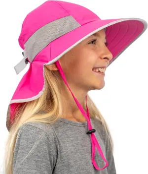 GearTOP Sun Hats for Kids UPF 50  Kids Sun Hat with Neck Flap Swim Hat for Boys & Girls