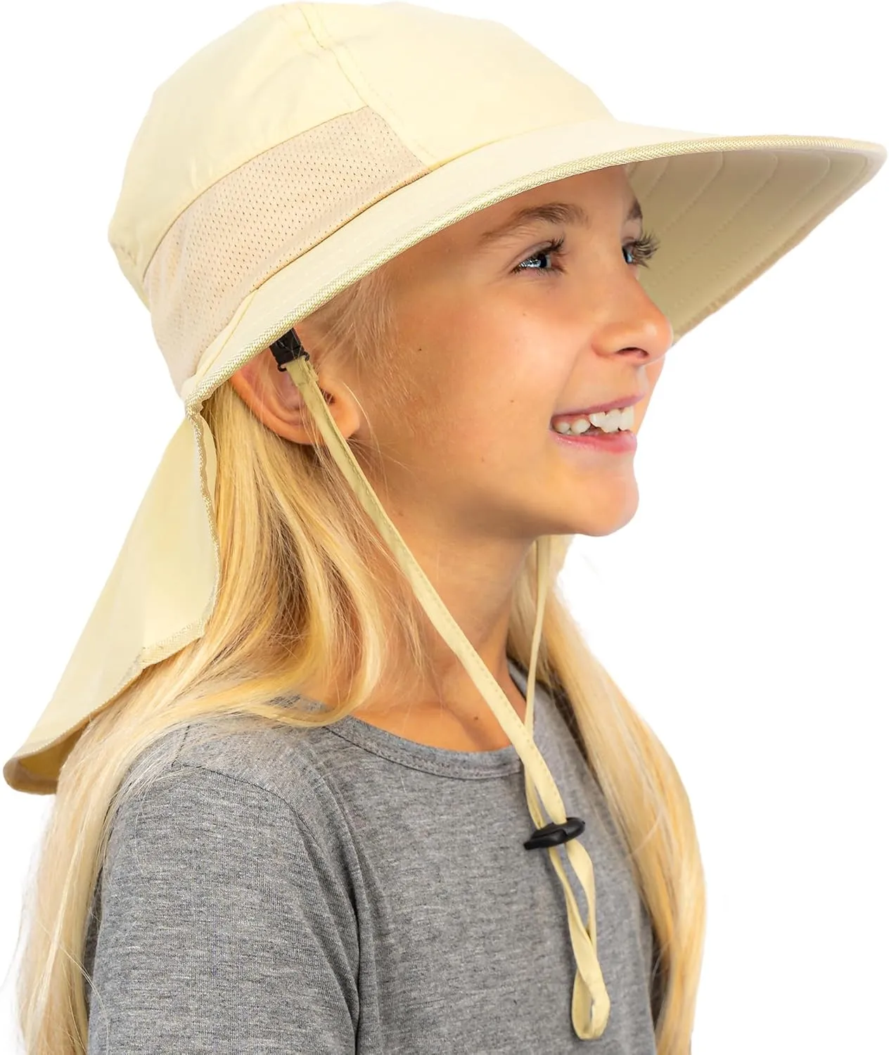 GearTOP Sun Hats for Kids UPF 50  Kids Sun Hat with Neck Flap Swim Hat for Boys & Girls