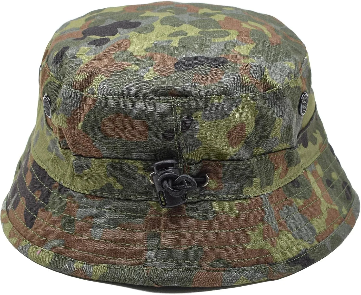 German Army Style Bucket Cap Tacgear Boonie hat Desert Flecktarn camo Ripstop