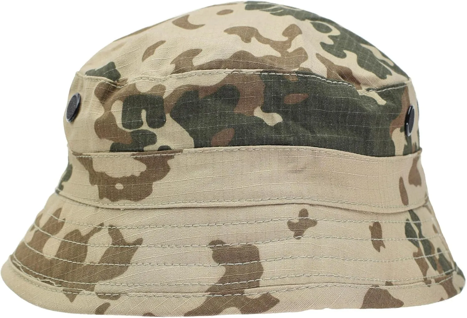 German Army Style Bucket Cap Tacgear Boonie hat Desert Flecktarn camo Ripstop