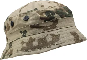 German Army Style Bucket Cap Tacgear Boonie hat Desert Flecktarn camo Ripstop