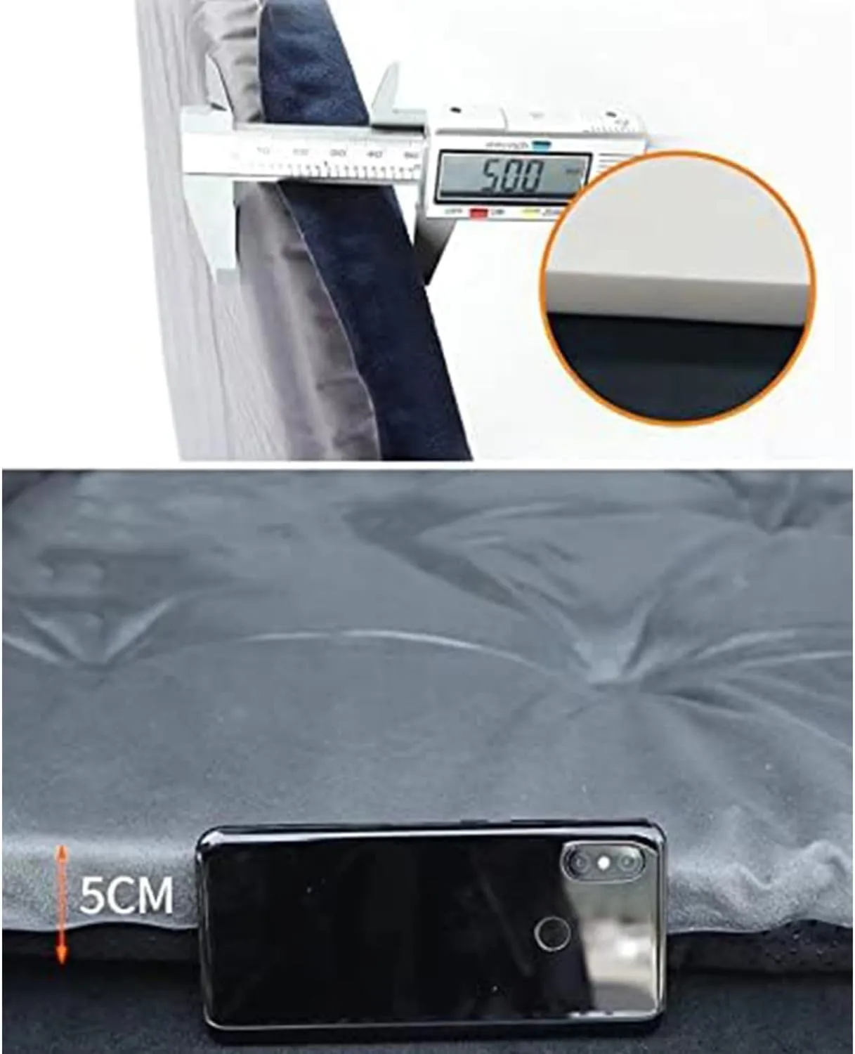 GHUNT Car Air Mattress for Subaru Forester SK SJ SH SG SF 5/4/3/2.Gen 2003-2020 2021 2022 2023 2024 2025, Inflatable Air Mattress Thick Air Bed Travel Camping Outdoor Activities,E, normal