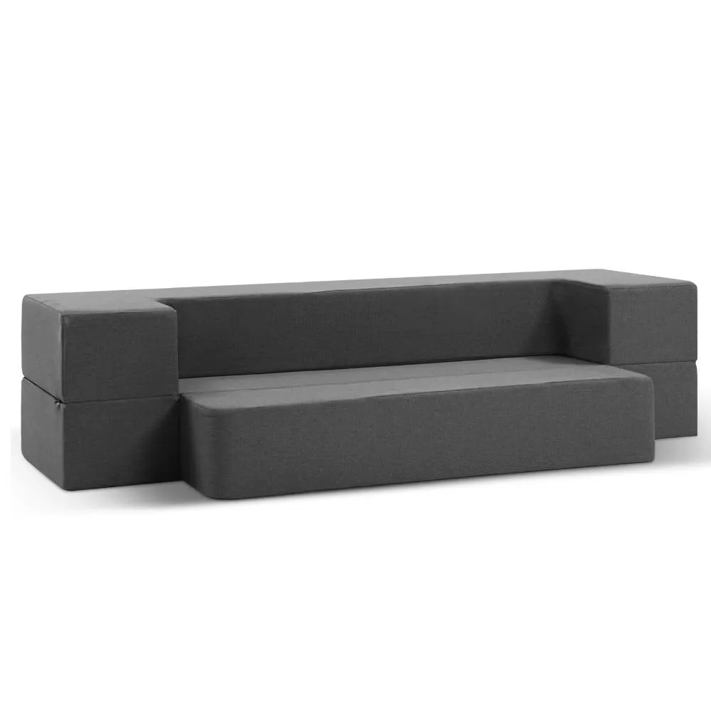 Giselle Bedding Folding Foam Mattress Portable Sofa Bed Lounger Chair Ottoman