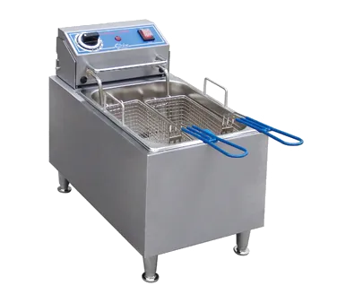 Globe PF16E Fryer, electric, countertop, 16 lbs. oil capacity, 208v/60/1-ph