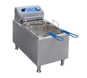 Globe PF16E Fryer, electric, countertop, 16 lbs. oil capacity, 208v/60/1-ph