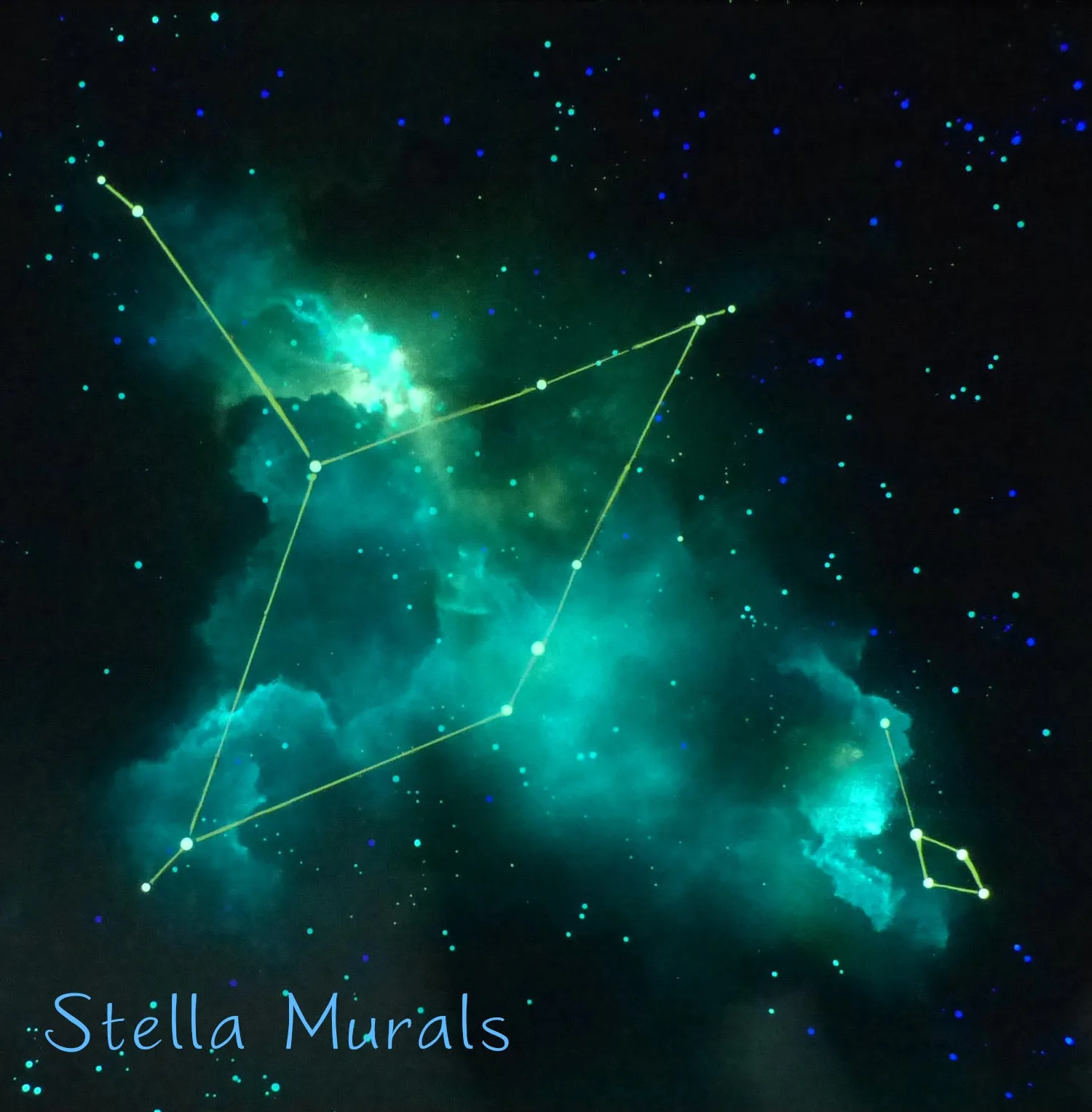 Glow in the Dark Constellation Nebula - Choose your own constellation/s