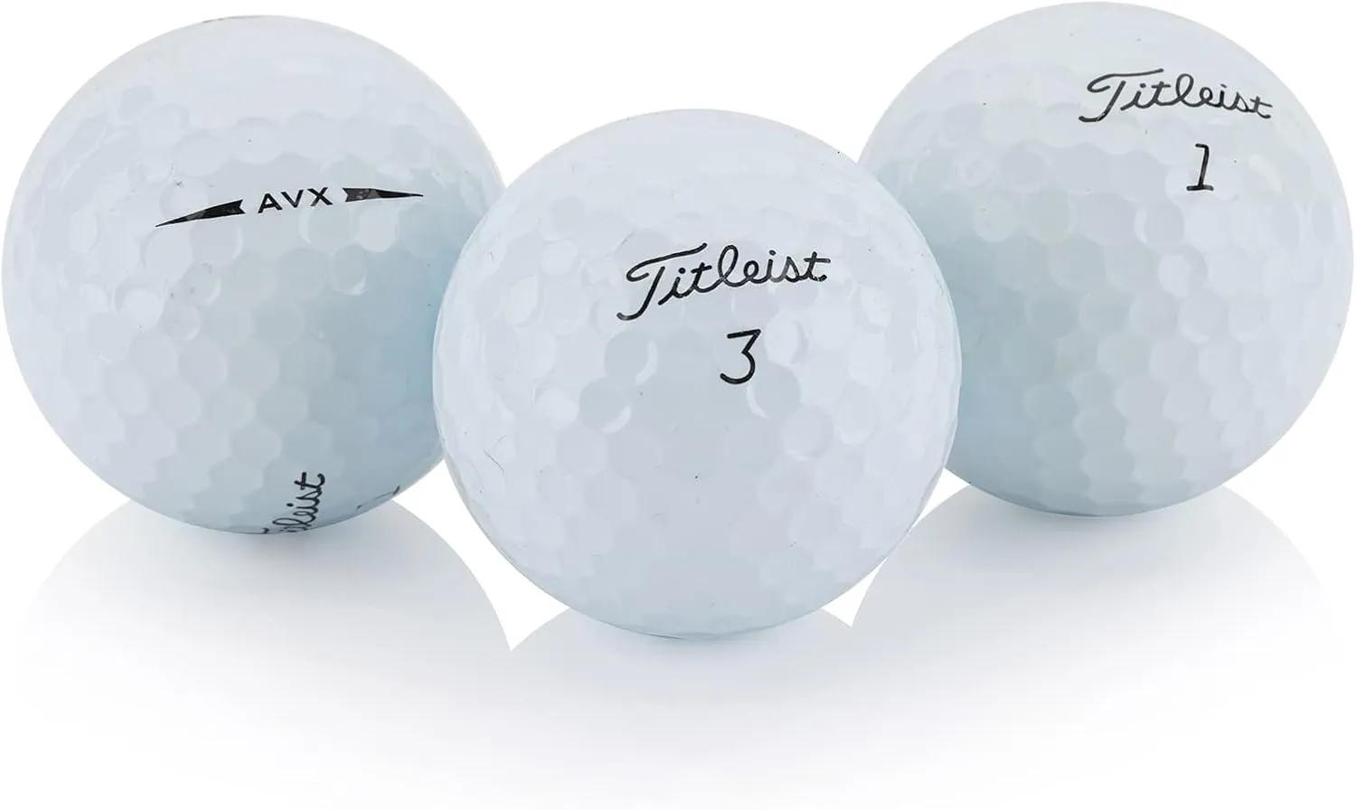GOLF BALL COUNTRY Used Golf Balls for Titleist AVX | Bulk Cheap 4A Quality - Good Condition | Golf Gifts for Men | 24-48 Count