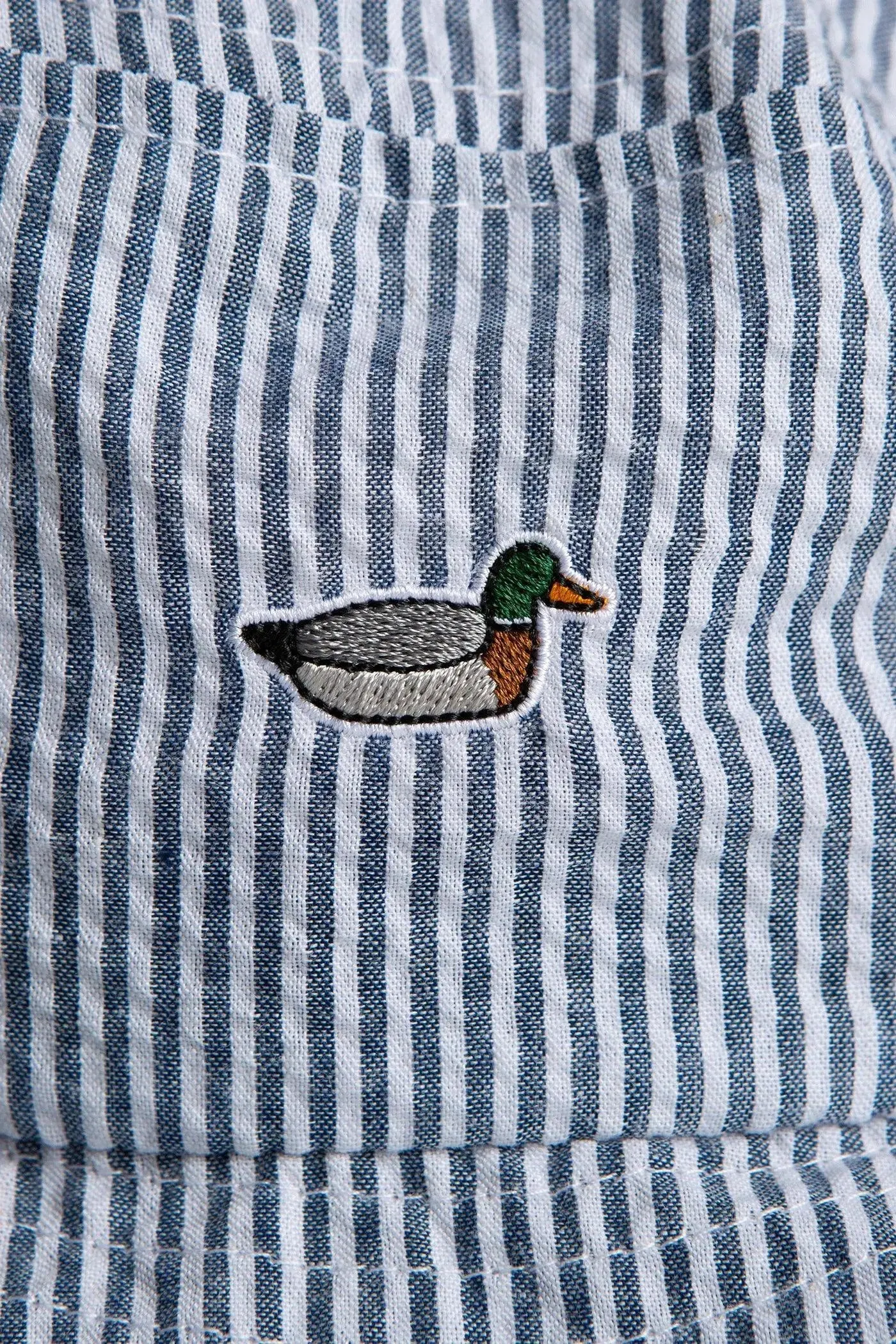 Gorro Bucket Edmmond de Hombre Duck Patch Seersucker