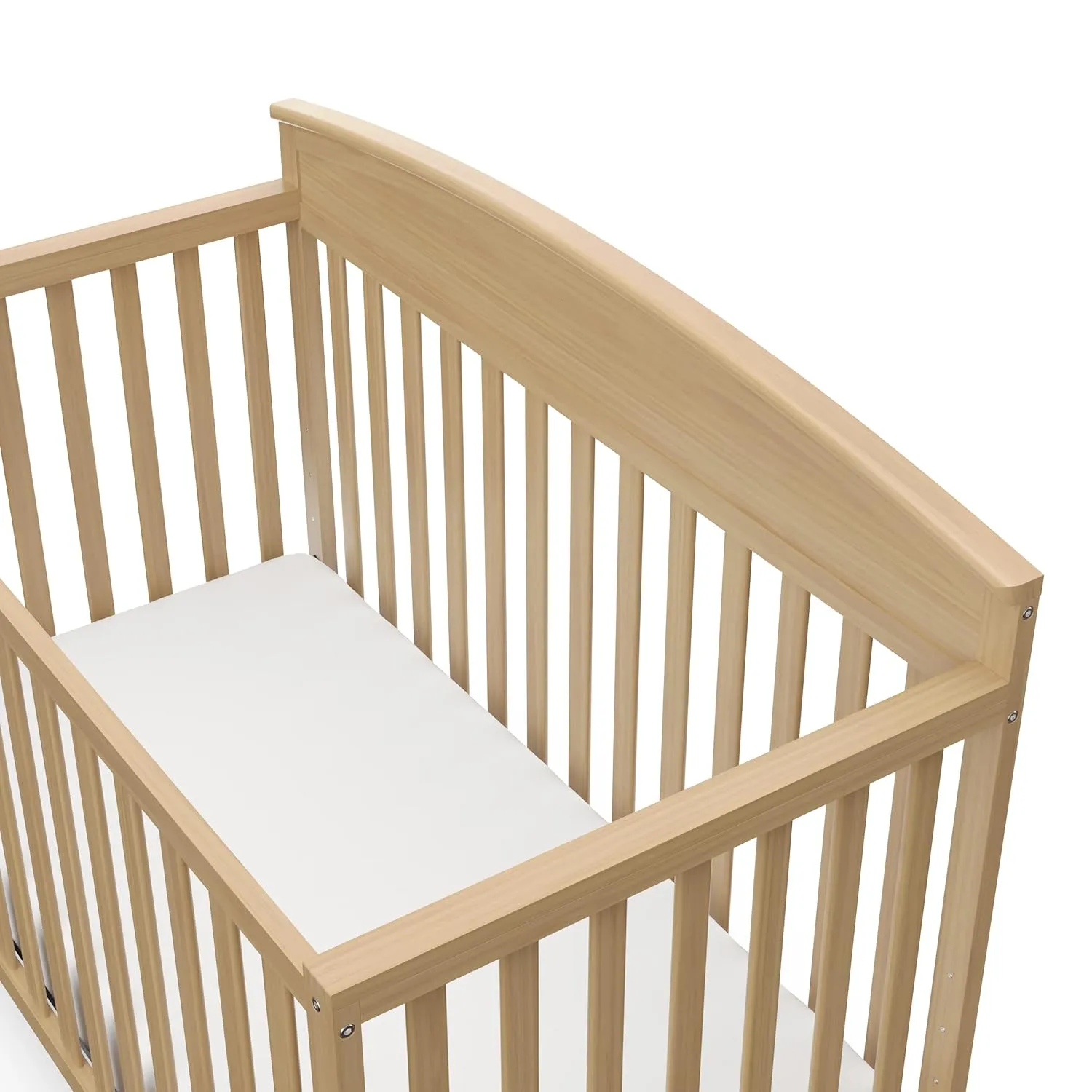 Graco Benton 5 in 1 Convertible Crib with Premium Foam Crib and Toddler Mattress - Driftwood
